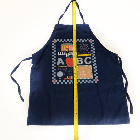 Teacher Apron That Says, “To Teach is to Touch a Life Forever” - Picture 6 of 7